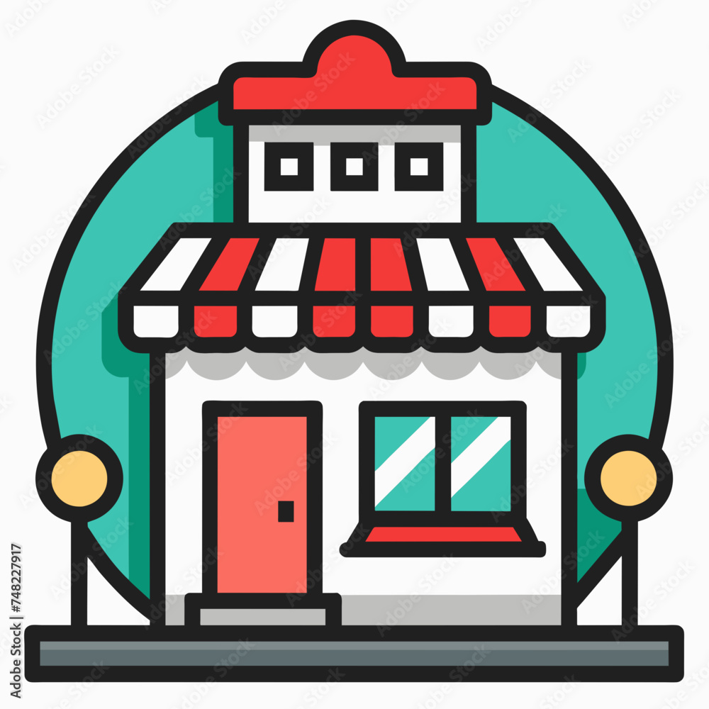 Shopping store logo. Online Shop Logo Design. Marketplace vector icon. online sme shop or store symbol in black color. small business outlet sign for apps and web ui design. Vector illustration Shopping store logo. Online Shop Logo Design. Marketplace vector icon. online sme shop or store symbol in black color. small business outlet sign for apps and web ui design. Vector illustration