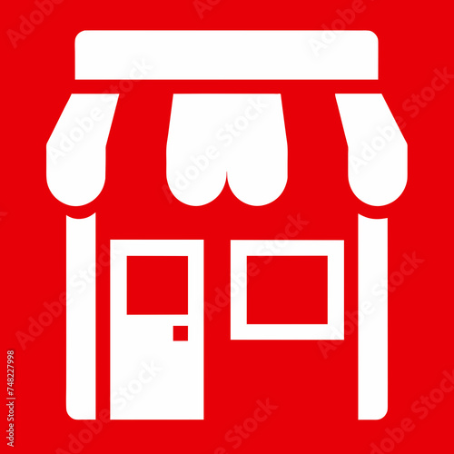 Shopping store logo. Online Shop Logo Design. Marketplace vector icon. online sme shop or store symbol in black color. small business outlet sign for apps and web ui design. Vector illustration