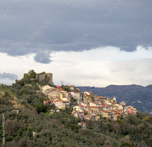 Trebbiano a very beautiful medieval village near La Spezia © manola72