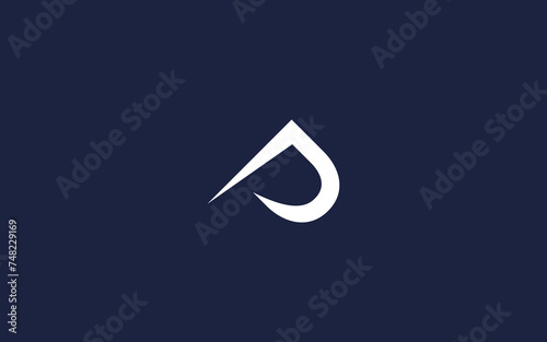 letter p with mountain logo icon design vector design template inspiration