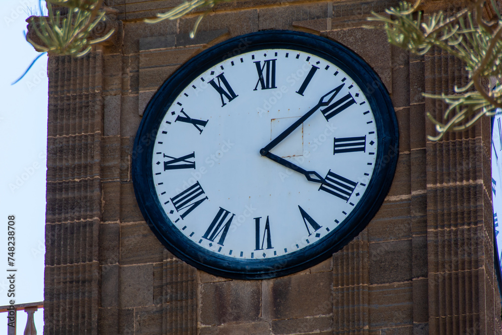 Fototapeta premium Church tower clock