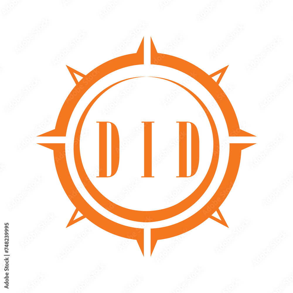 DID letter design. DID letter technology logo design on white background. DID Monogram logo design for entrepreneur and business.