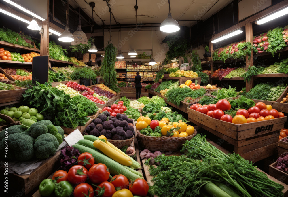 Mercado interior con frutas y verduras frescas, iluminación cálida.

Origen: Conversación con Bing, 29/2/2024
(1) https://www.enlazadot.com/noticias/aumentaron-5-28-por-ciento-los-precios-de-la-canast