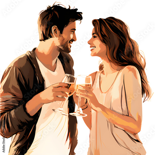 Let's have a glass of wine, wine, alcohol, party, date