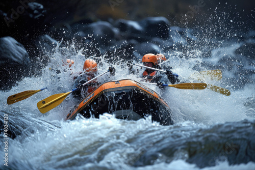 Thrilling White-Water Rafting Adventure © Creative Valley