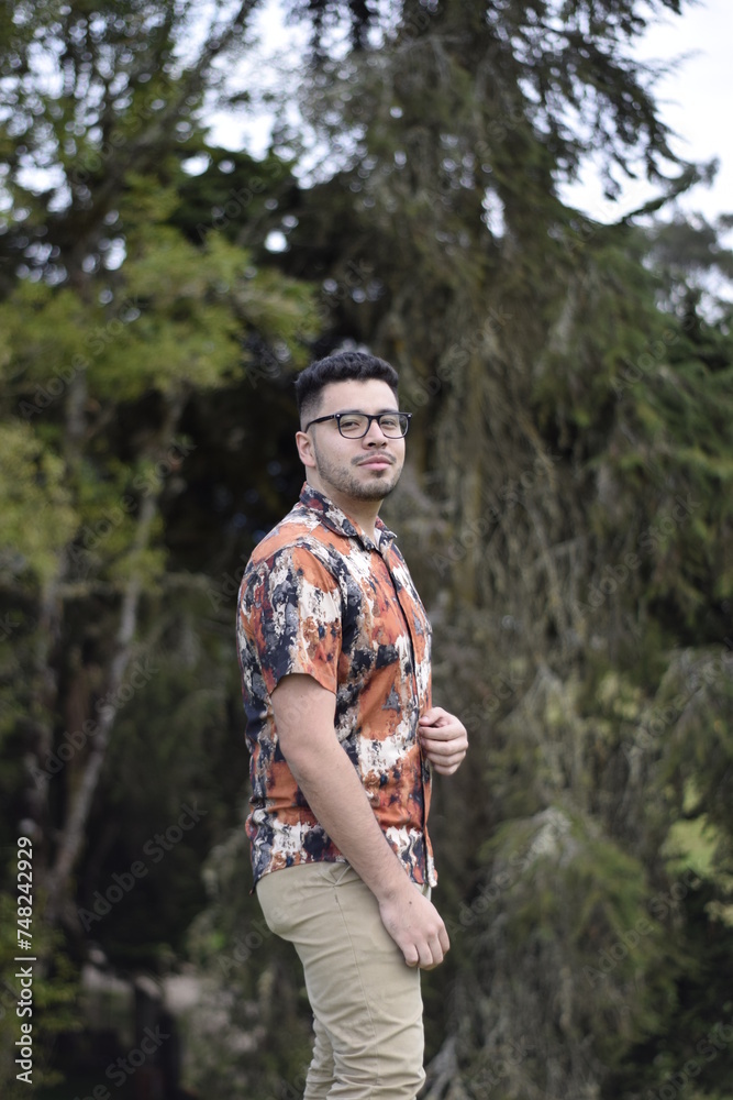 person in the woods person in the woods
