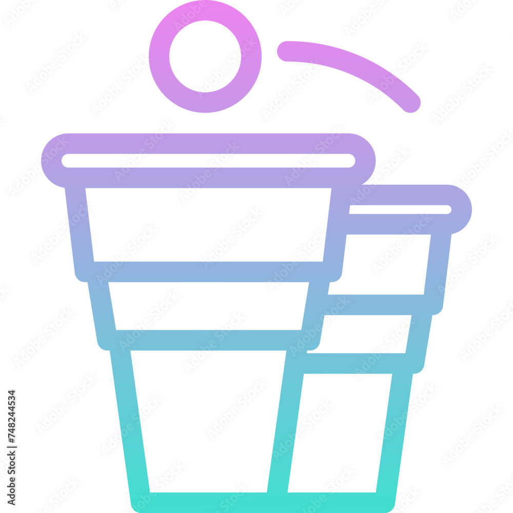 Beer pong icon Beer pong icon