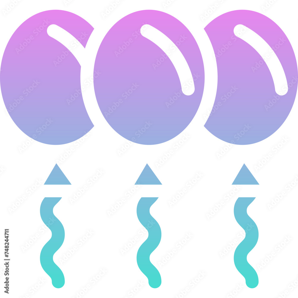 Obraz premium Balloons icon