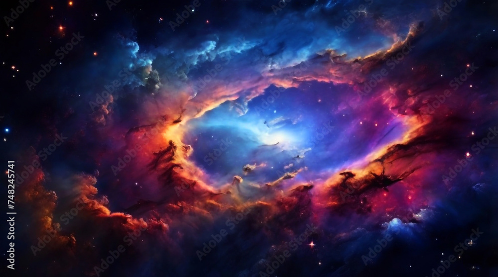 Colorful space galaxy cloud nebula. Stary night cosmos. Universe science astronomy. Supernova background wallpaper Colorful space galaxy cloud nebula. Stary night cosmos. Universe science astronomy. Supernova background wallpaper