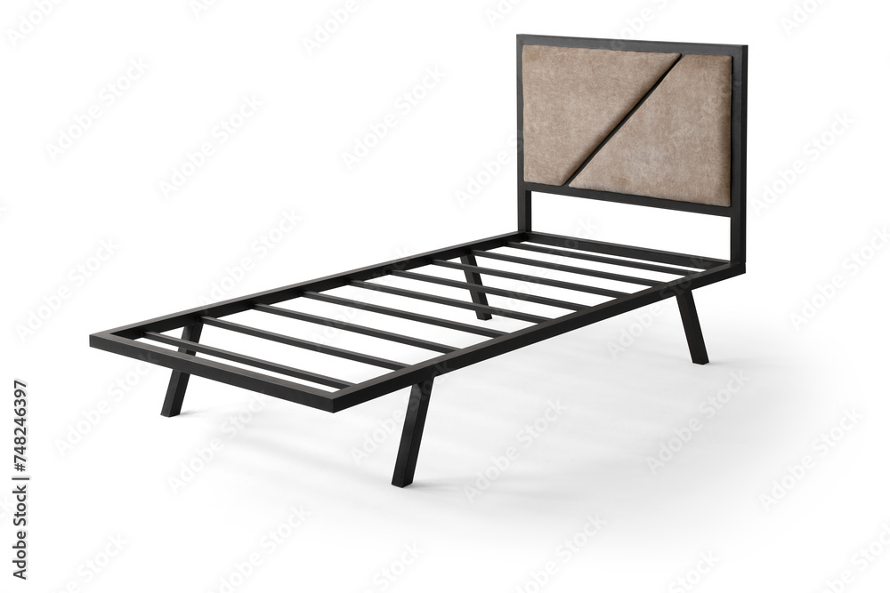 Teen bed isolated on white background . Teen bed isolated on white background .