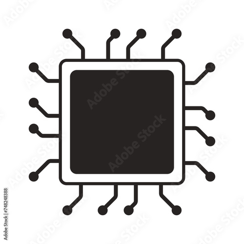chip processor icon