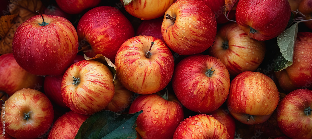 Fresh apple background, fruit concept Fresh apple background, fruit concept