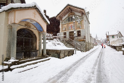 Paese di Alagna, Val Sesia , Piemonte Italy
