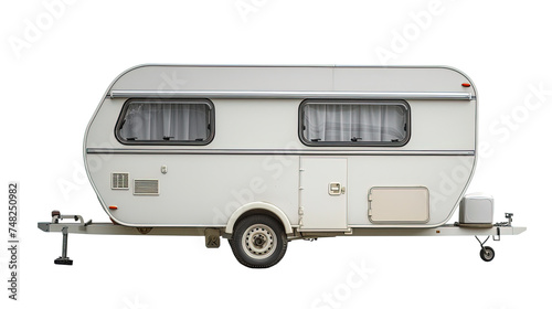  Caravan isolated on white or transparent background
