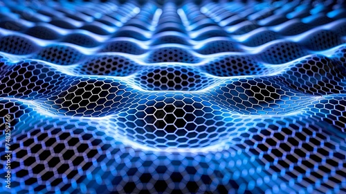 Fototapeta Naklejka Na Ścianę i Meble -  Porous structure. Organic material. Macrostructural design. Plastic lattice structure. Illustration for banner, poster, cover, brochure or presentation.