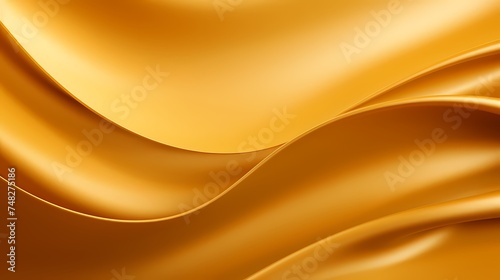 a visually captivating digital artwork showcasing a golden shiny gradient background. Use a golden paper with a metallic effect, integrate gold waves with a textured finish for a high-resolu