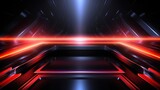 Abstract futuristic digital technology neon colored background