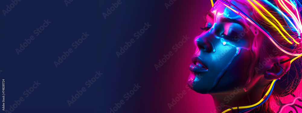 Neon Illumination: The Vibrant Energy of Expression