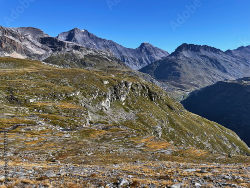 Spectacular Vistas: Panoramic Alpine Trails, Vanoise National Park, Hautes Alps, France photo