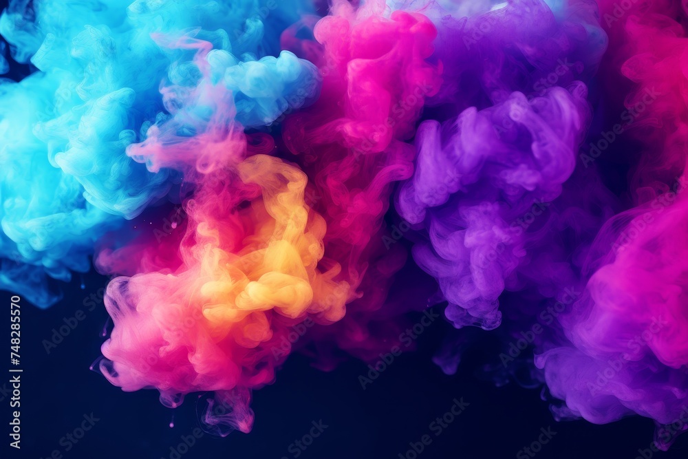 Fototapeta premium Vibrant rainbow colors captured in stunning high-definition photo for creative design projects
