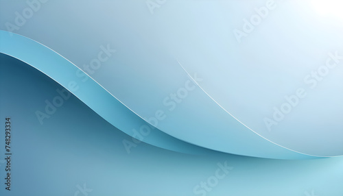 Light blue gradient abstract banner background