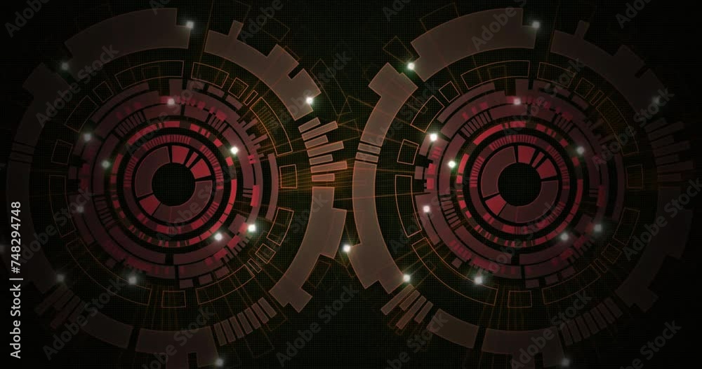 Animation of scope scanning on black background Animation of scope scanning on black background