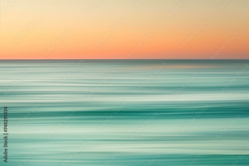 Serene Abstract Seaside at Twilight