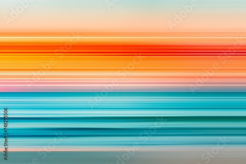 Obraz na płótnie Abstract Blur of Warm and Cool Hues w salonie