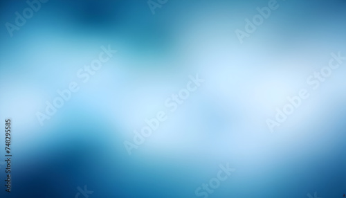 Blue Defocused Blurred Motion Abstract Background, Widescreen