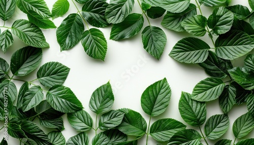 a close up of ripe green leaves and other leaves
