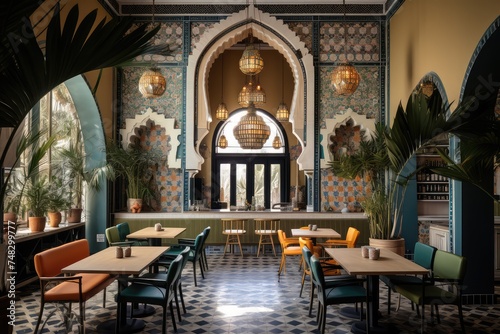 Marocco Cafe Design  Bohem Cool Restaurant in African Style  Maroccan Cafe Interior