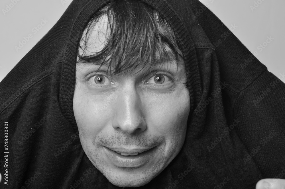 homem comico cara engraçada fotografia preto e branco homem comico cara engraçada fotografia preto e branco