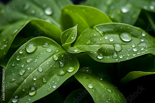 Dewy Delight: Leaf Embellished with Nature's Elixir