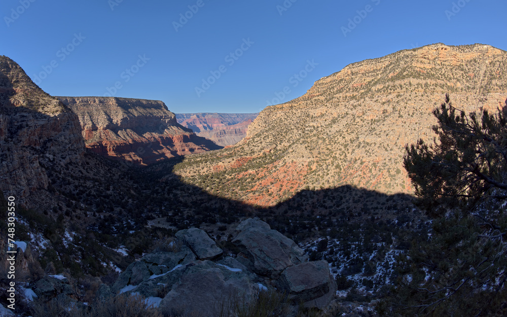 Obraz premium Hermit Canyon viewed from Waldron Canyon at Grand Canyon AZ