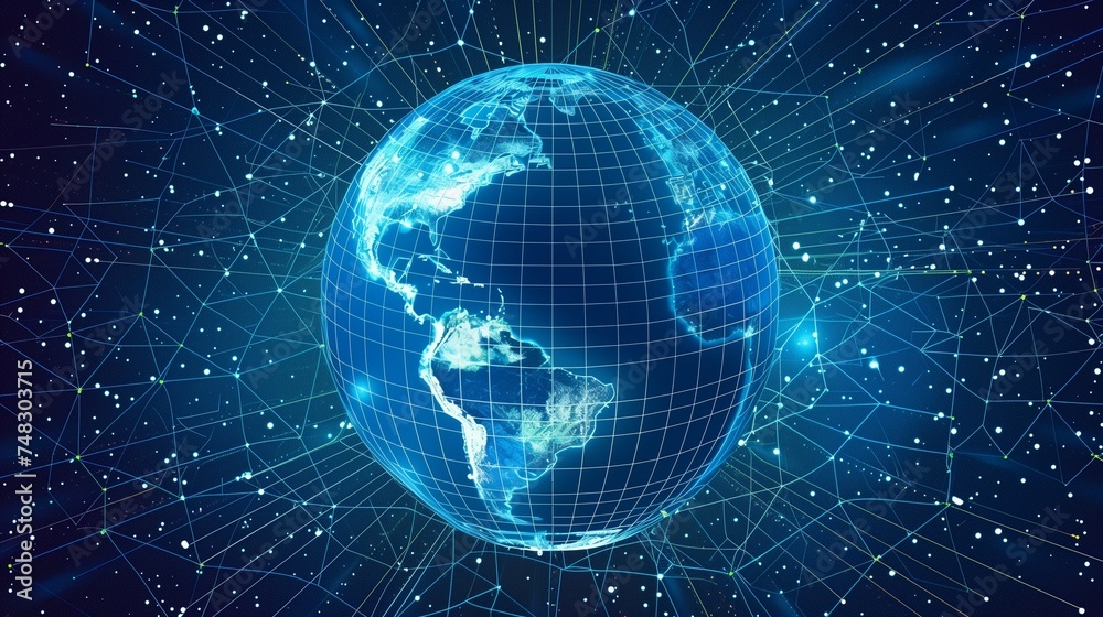 earth in technilogy digital network earth in technilogy digital network