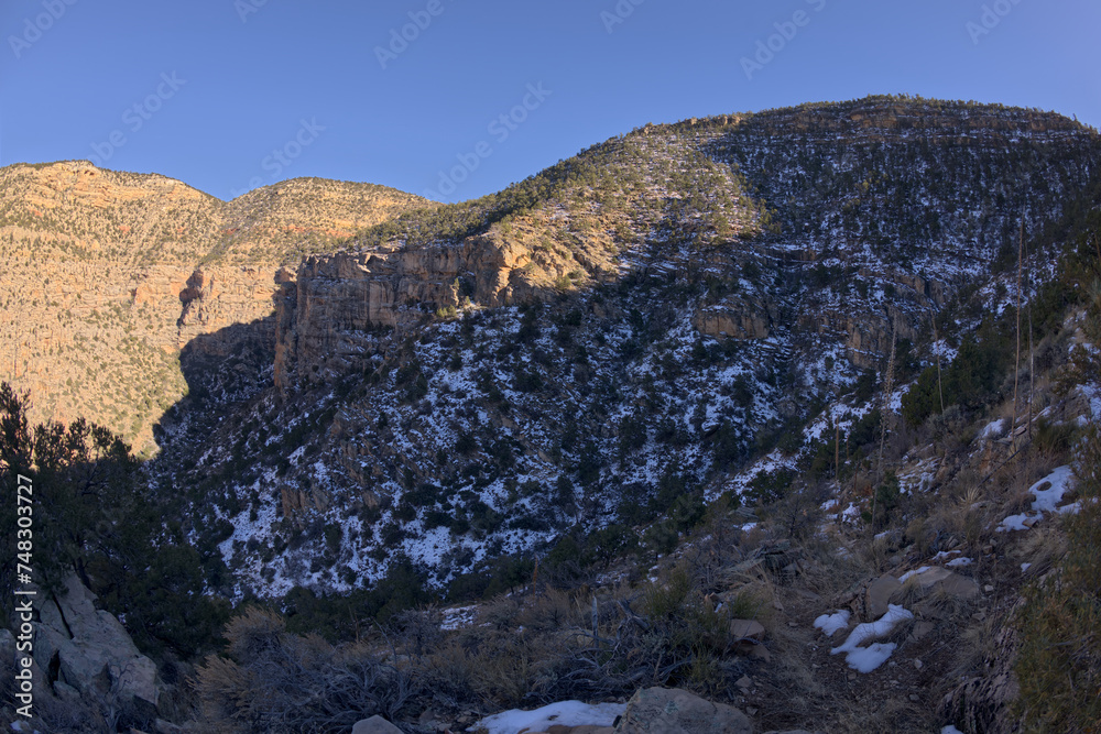 Cliffs of Waldron Canyon at Grand Canyon AZ