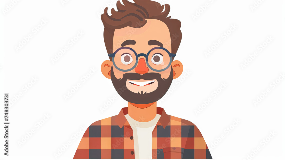Friendly Avatar Creator: Avatar Creator for Personalizing Profiles. Isolated Premium Vector. White Background Friendly Avatar Creator: Avatar Creator for Personalizing Profiles. Isolated Premium Vector. White Background