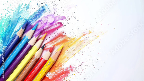 Creative Drawing Tool: Tool for Drawing and Coloring. Isolated Premium Vector. White Background