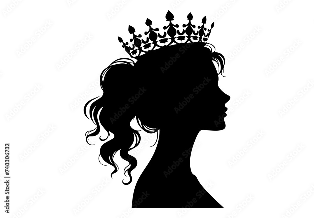 silhouette of a woman