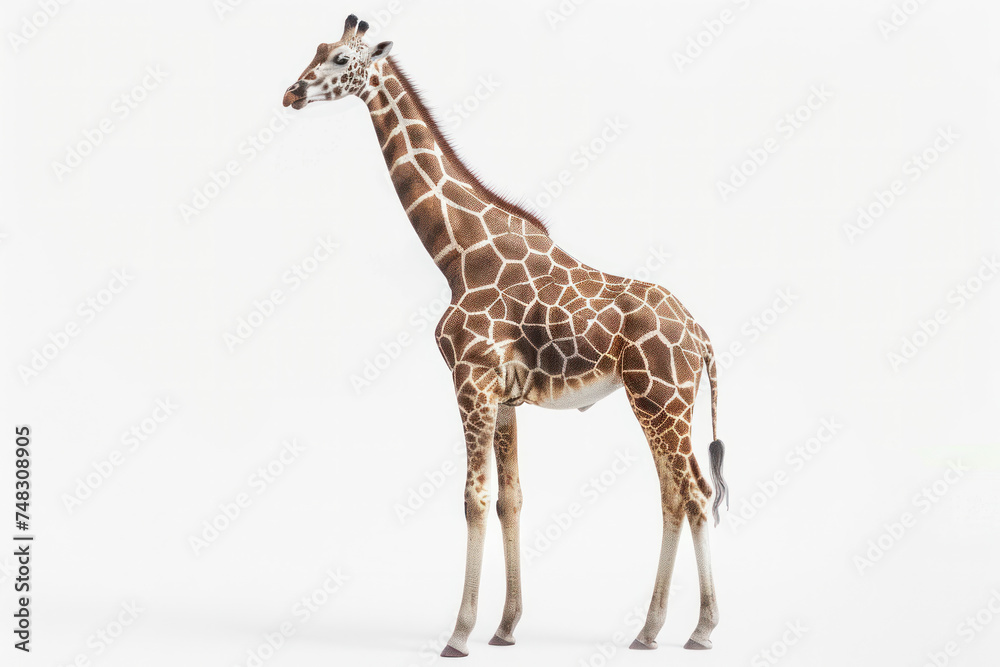 Obraz premium Girafe isolated