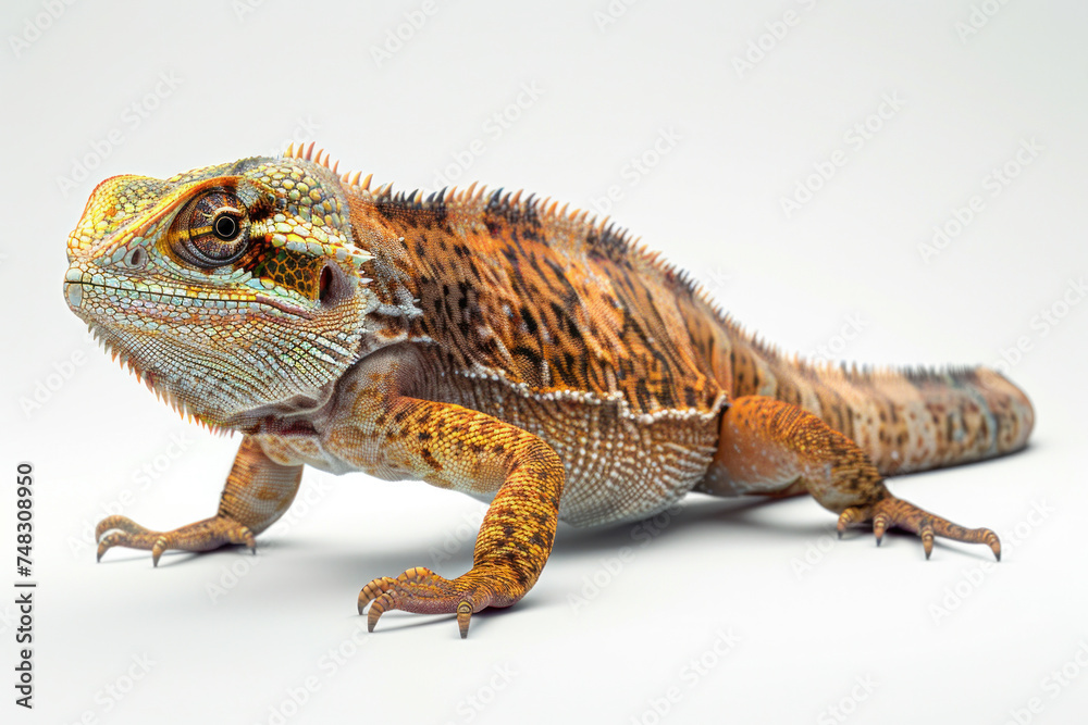 Obraz premium Chameleon Iguana isolated