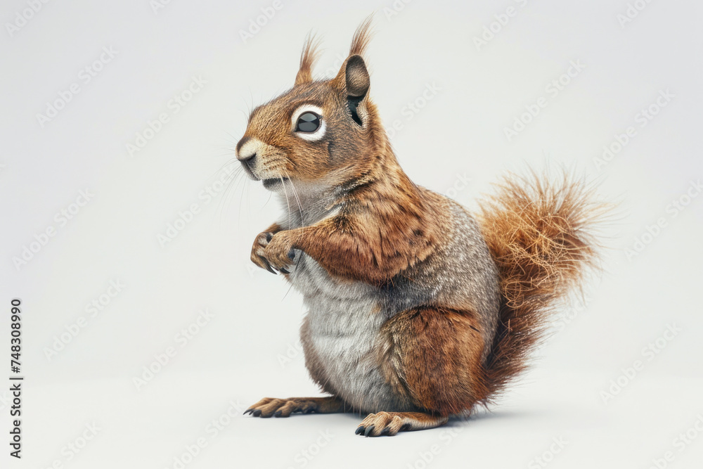 Fototapeta premium Squirrel isolated