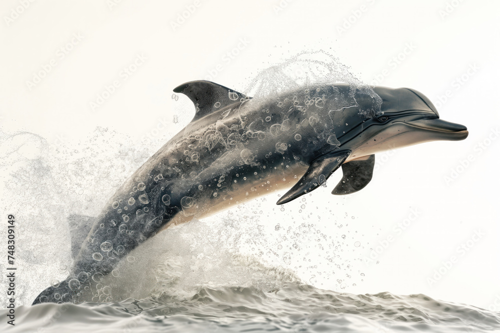 Obraz premium Dolphin Jumping