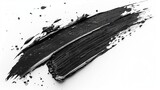 Grunge Paint Texture Design with Black Brush Stroke Generative AI