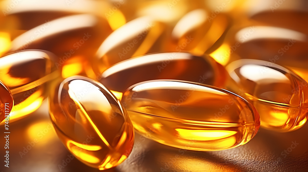 Yellow fish oil, advertising shoot Yellow fish oil, advertising shoot