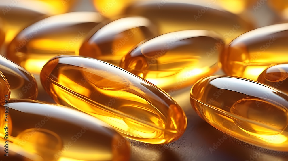 Yellow fish oil, advertising shoot Yellow fish oil, advertising shoot