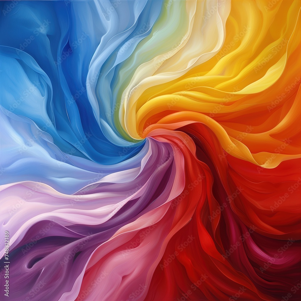 Abstract Colorful Wave Texture Art: Red, Purple, Yellow Abstract Colorful Wave Texture Art: Red, Purple, Yellow