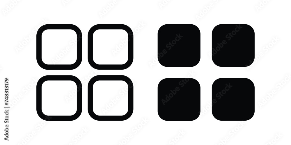 App icon. flat illustration of vector icon App icon. flat illustration of vector icon
