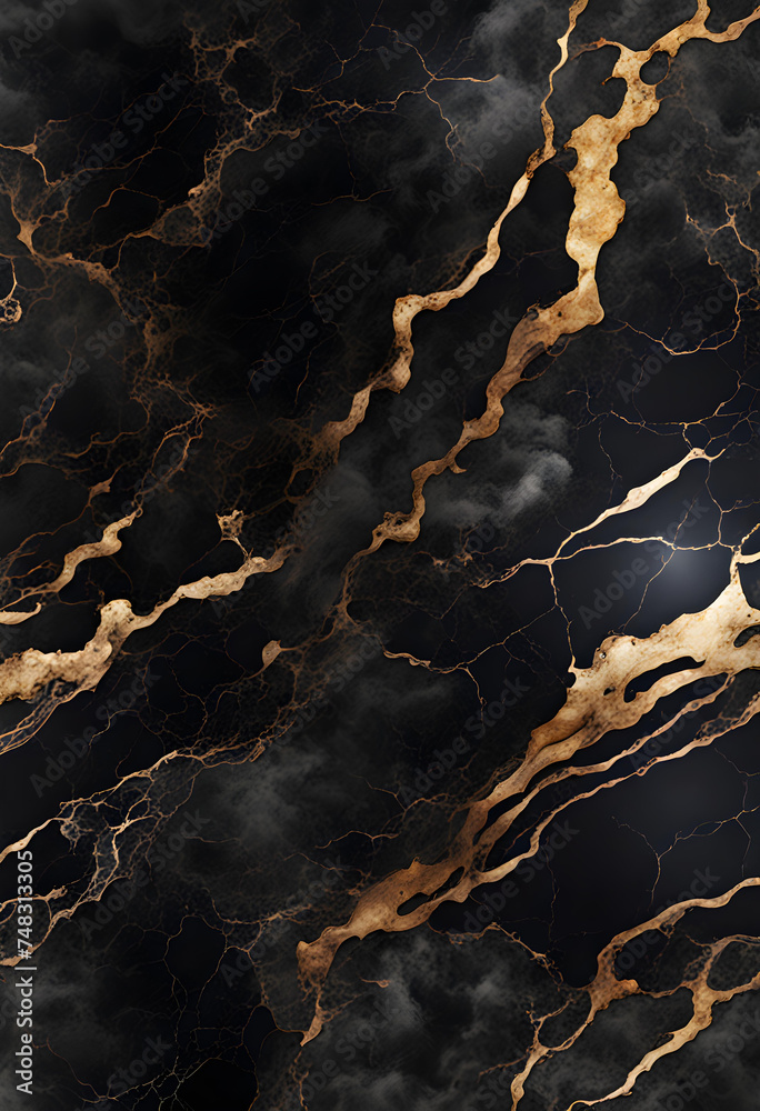Beautiful image of palette marbled with gold and gray Beautiful image of palette marbled with gold and gray