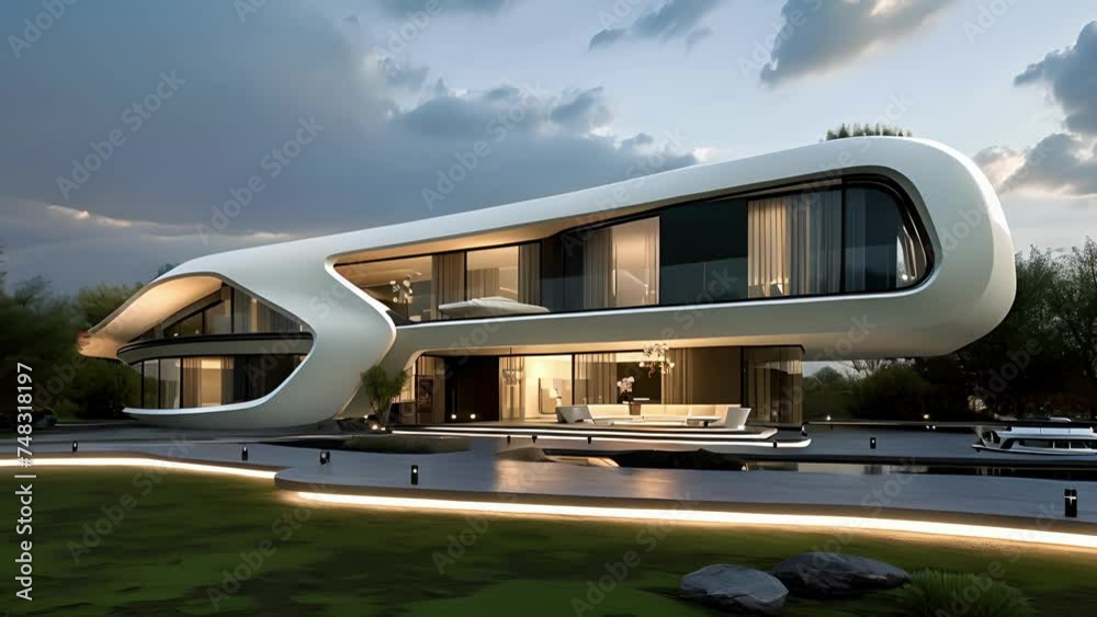 Prepare to be impressed by this revolutionary house designed with a flawless integration of advanced technology and architectural excellence.